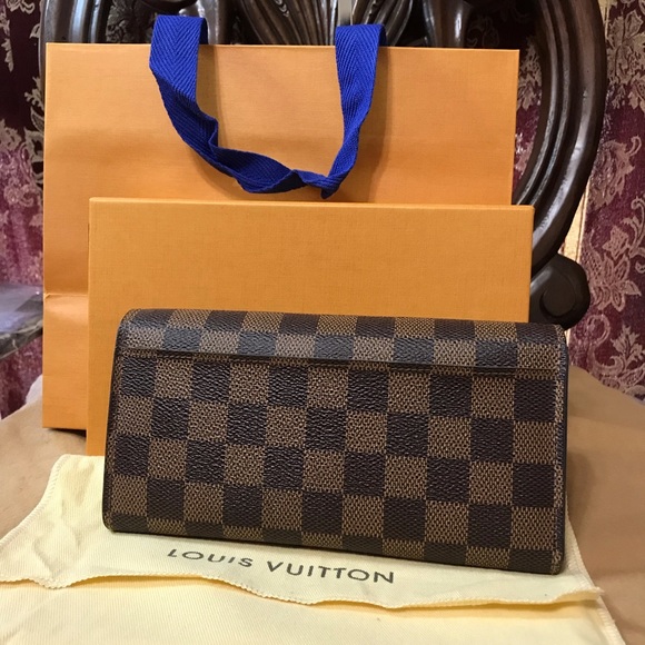Louis Vuitton Sarah wallet Dameir Ebene - Picture 2 of 11
